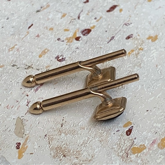 Group Lot Formal Vintage SWANK Shirt Studs sets groom prom tux Silver Gold - Picture 6 of 7